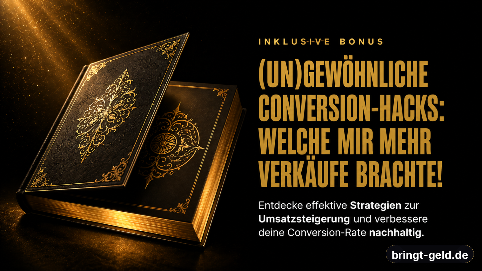(Un)gewöhnliche Conversion-Hacks: Welche mir mehr Verkäufe brachte!